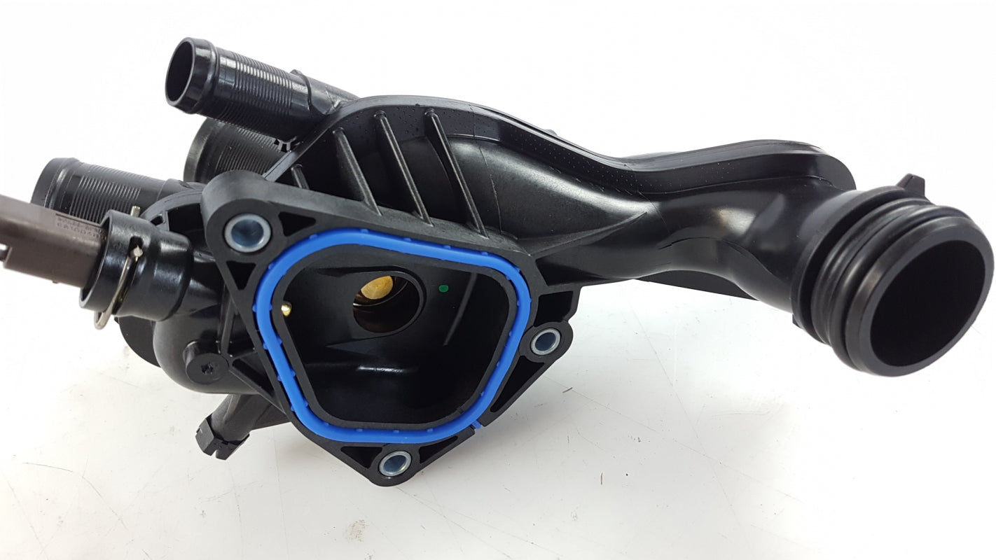 Original CITROEN C4 2008-2016 Thermostatgehäuse + Sensor 1.6 VTI/THP 9808647080