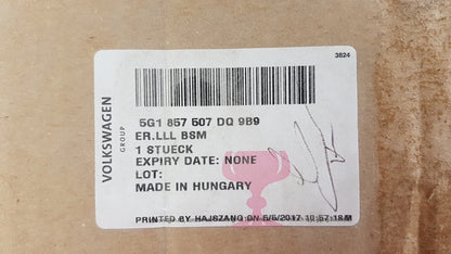 Original VW Golf '16-'19 Außenspiegel Gehäuse satinschwarz links 5G1857507DQ9B9