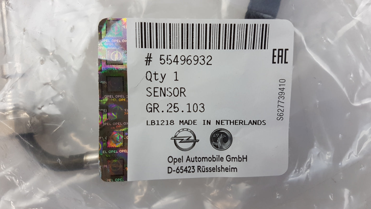 Original OE OPEL Abgastemperaturgeber 55496932