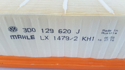 Original VW Phaeton '09-'16 Luftfiltereinsatz 3.0 Dieselmotor 3D0129620J