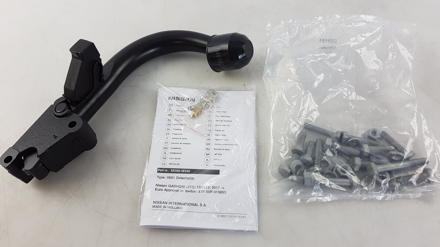 Original NISSAN Qashqai J11 Anhängerkupplung abnehmbar KE5004E530