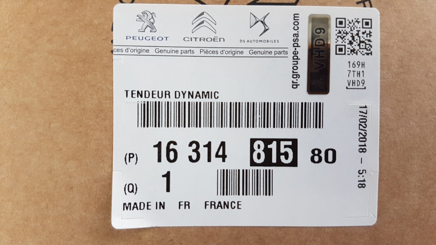 Original CITROËN C4 Grand Picasso C5 DS4 1.6 HDi Riemenspanner 1631481580