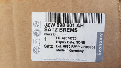 Original SKODA Fabia II (5J) 2 Bremsscheiben + 4 Bremsbeläge JZW698601AH