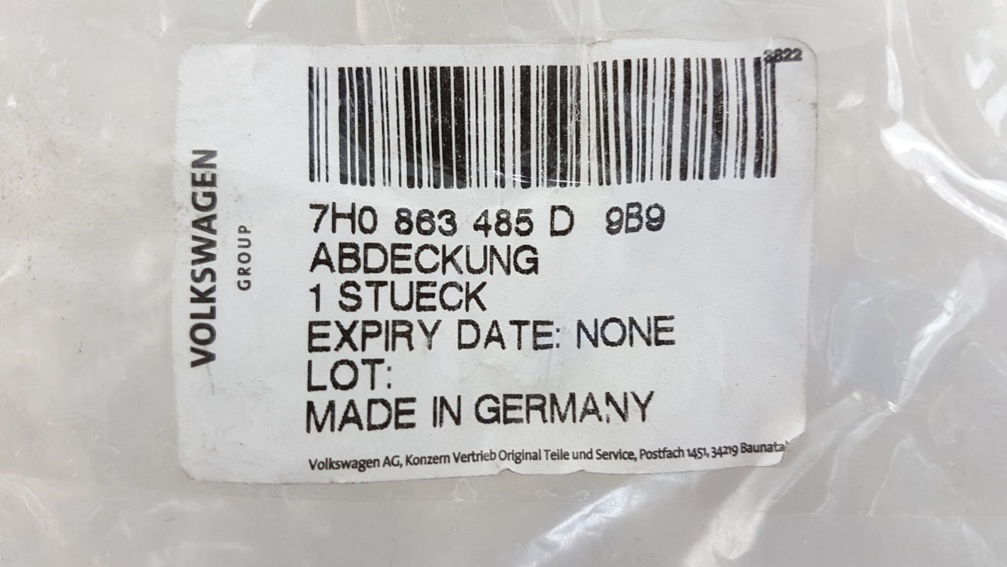 Original OE Volkswagen Heckklappe Zierleiste 7H0863485D9B9