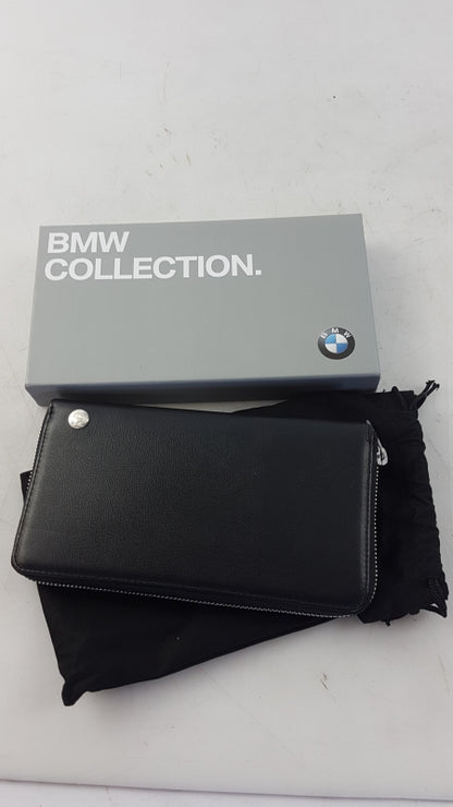Original BMW Brieftasche Leder Polyester Schwarz 80212454669