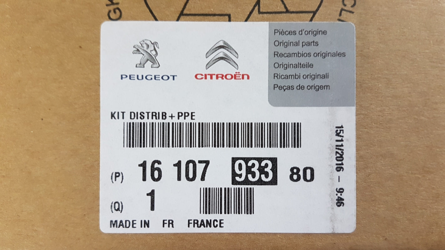 Original PSA 1007 206 307 C2 C3 C4 1.4 Zahnriemensatz mit Wasserpumpe 1610793380