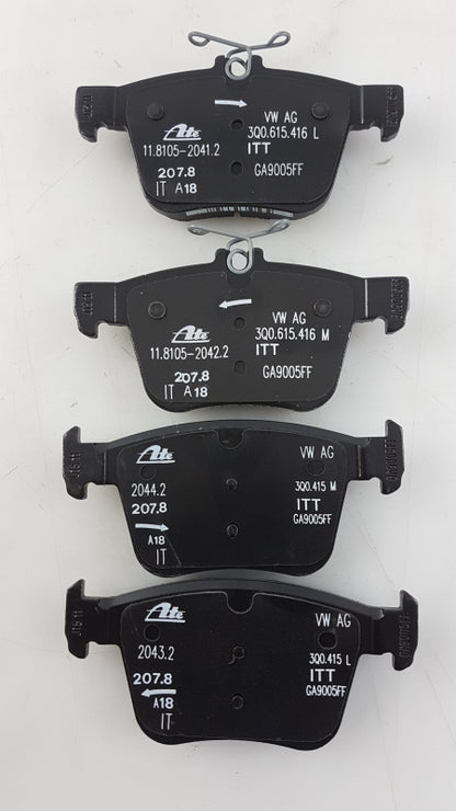 Original OE Volkswagen Bremsbeläge 3Q0698451D