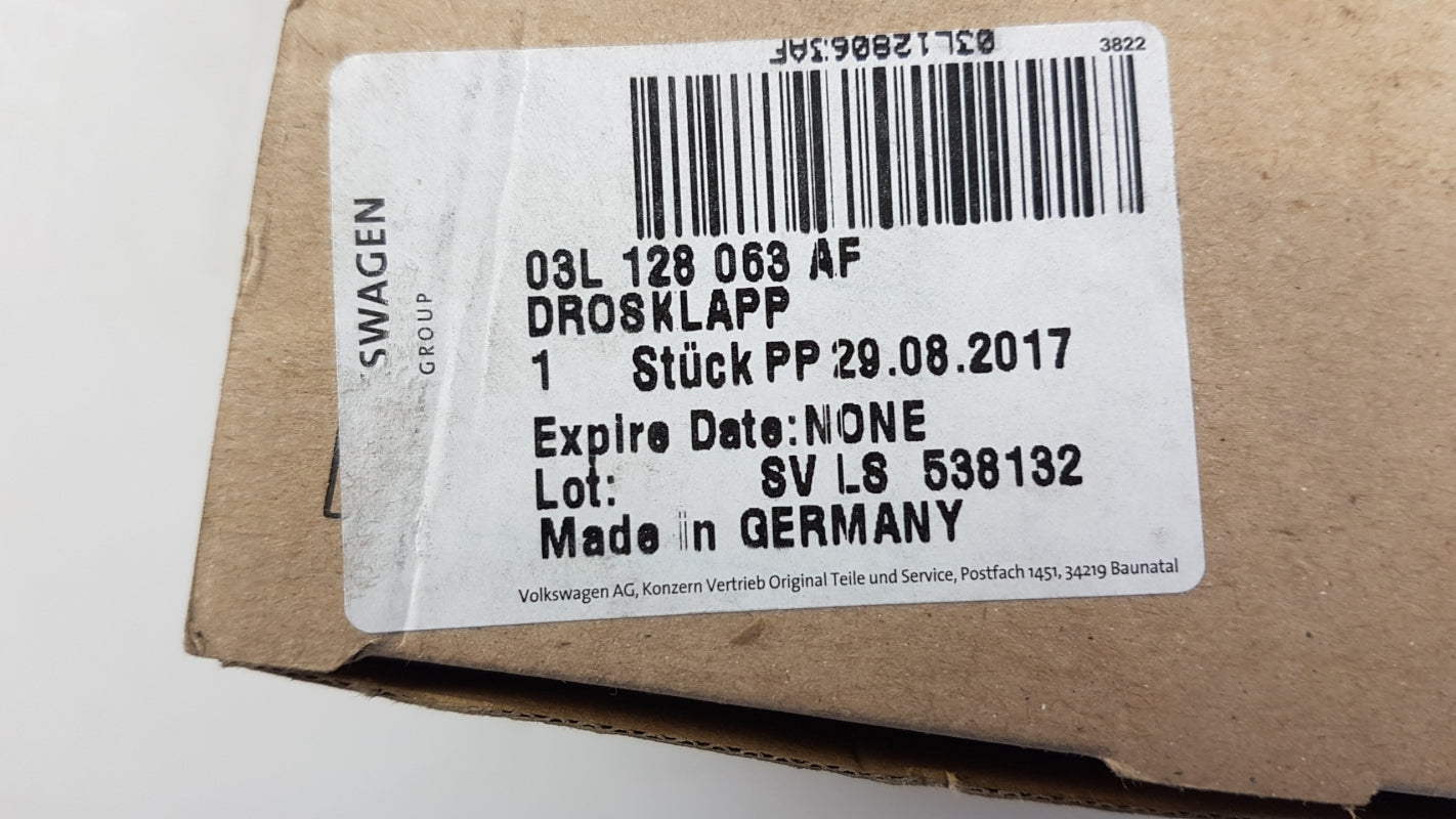 Original AUDI A4 B8 VW Scirocco III 2.0TDI Drosselklappenstutzen 03L128063AF