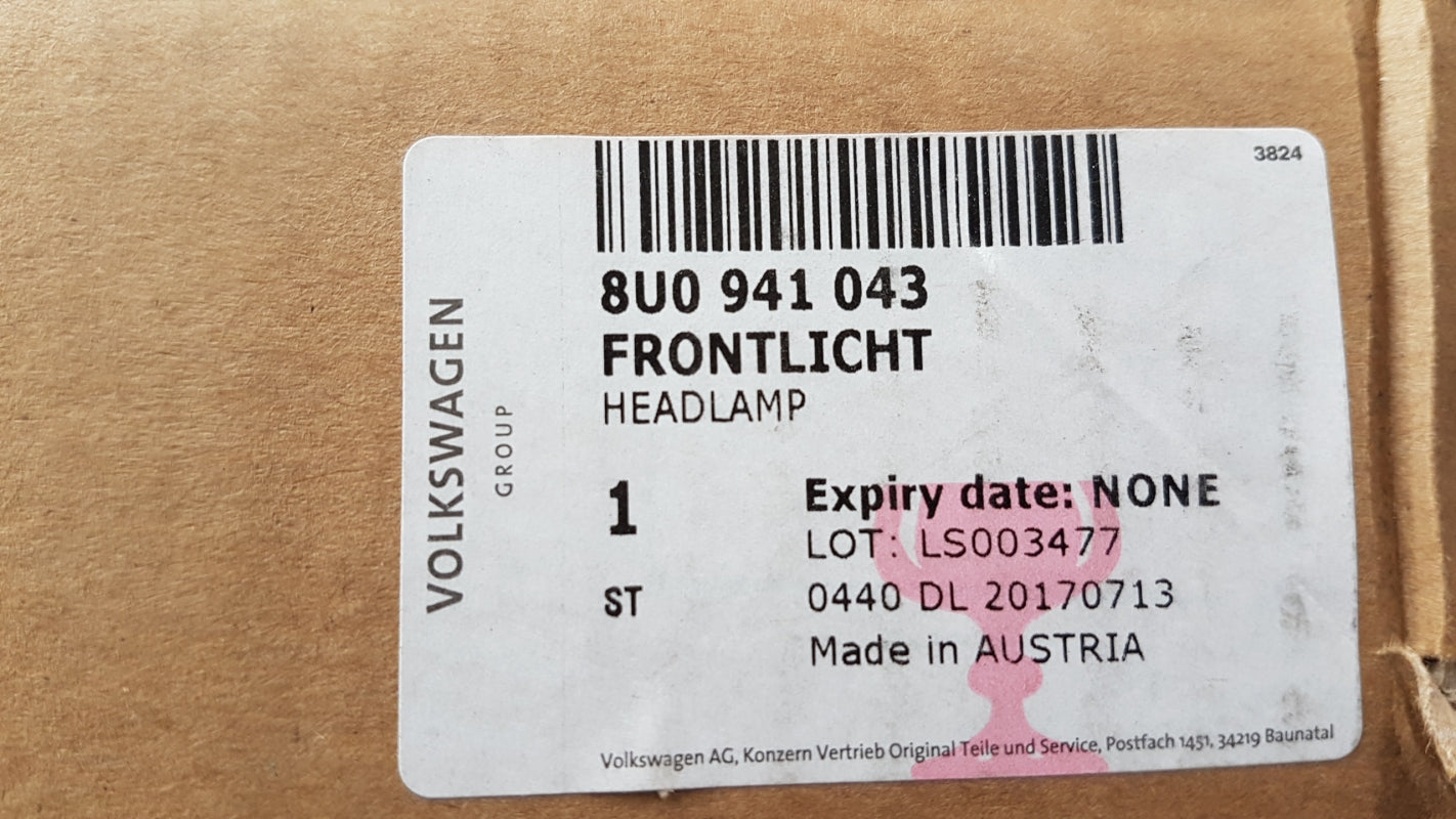 Original AUDI Q3 8U RSQ3 Scheinwerfer Xenon Links 8U0941043