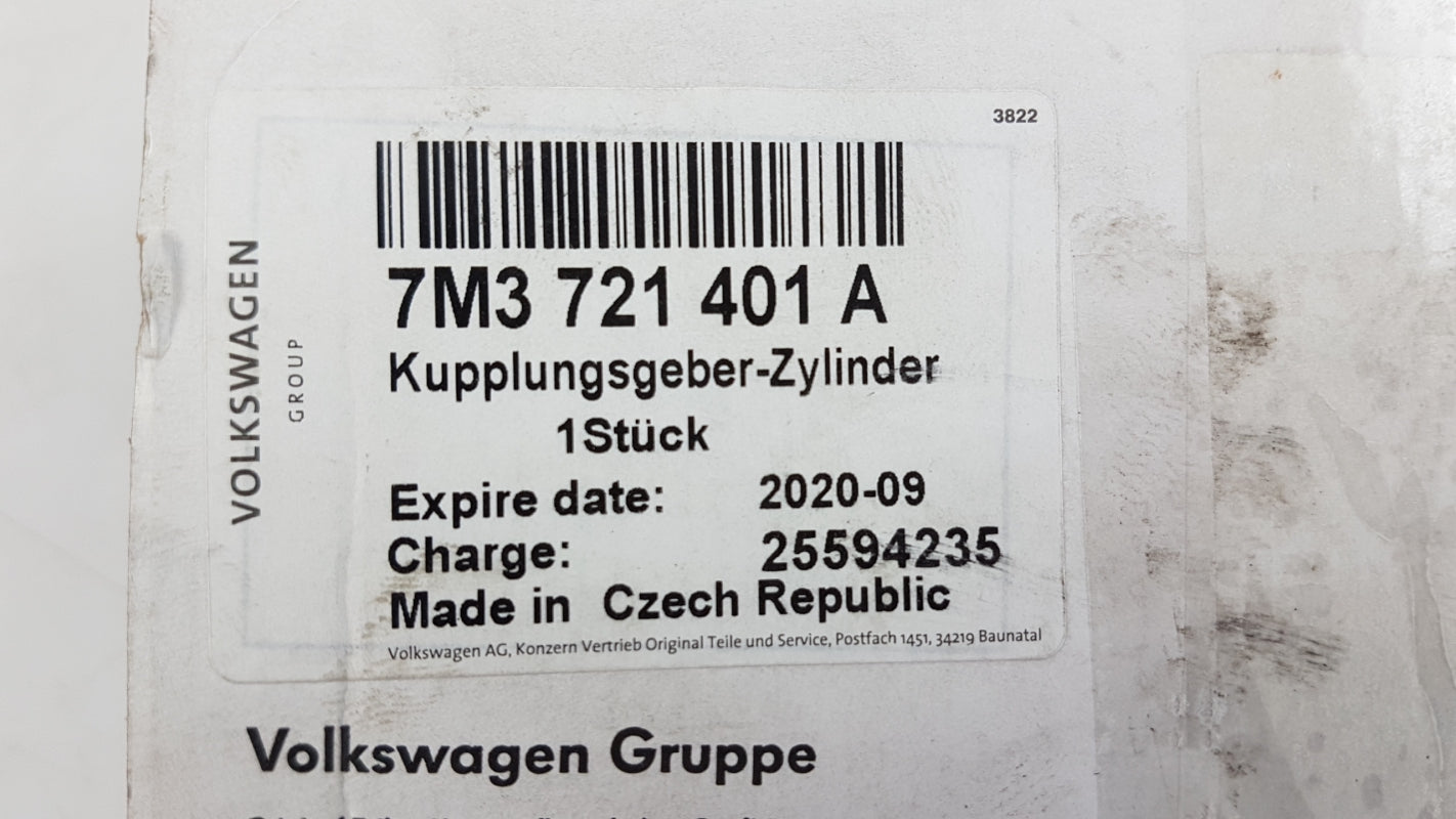 Original VW Sharan (7M) SEAT Alhambra (7M) Kupplungsgeberzylinder 7M3721401A