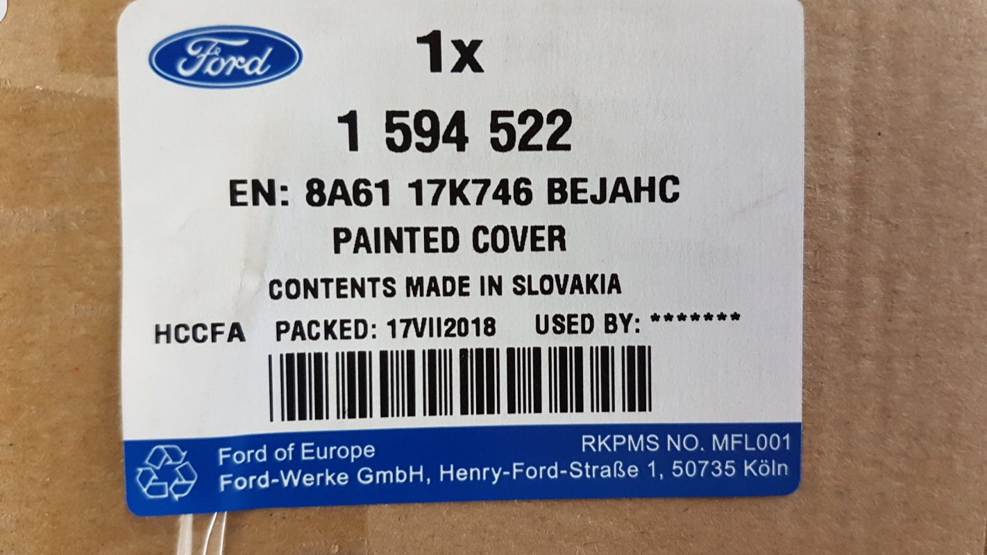 Original FORD Fiesta 2008 > B-Max 2012 > Außenspiegel Abdeckung 1594522