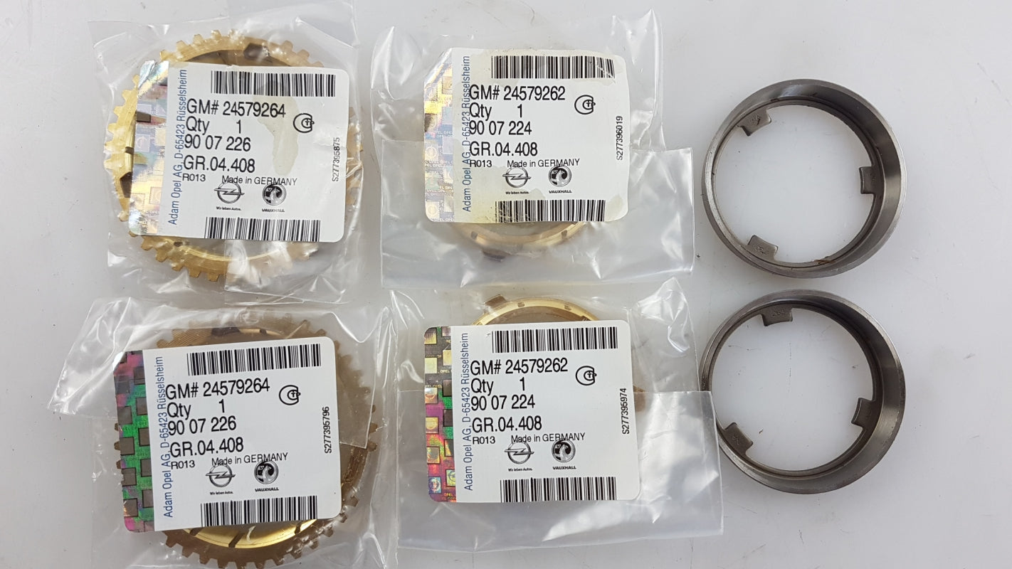 Original OPEL Adam Astra-J Corsa-D/E Zafira-B Meriva-B syncron ring set 98500186 