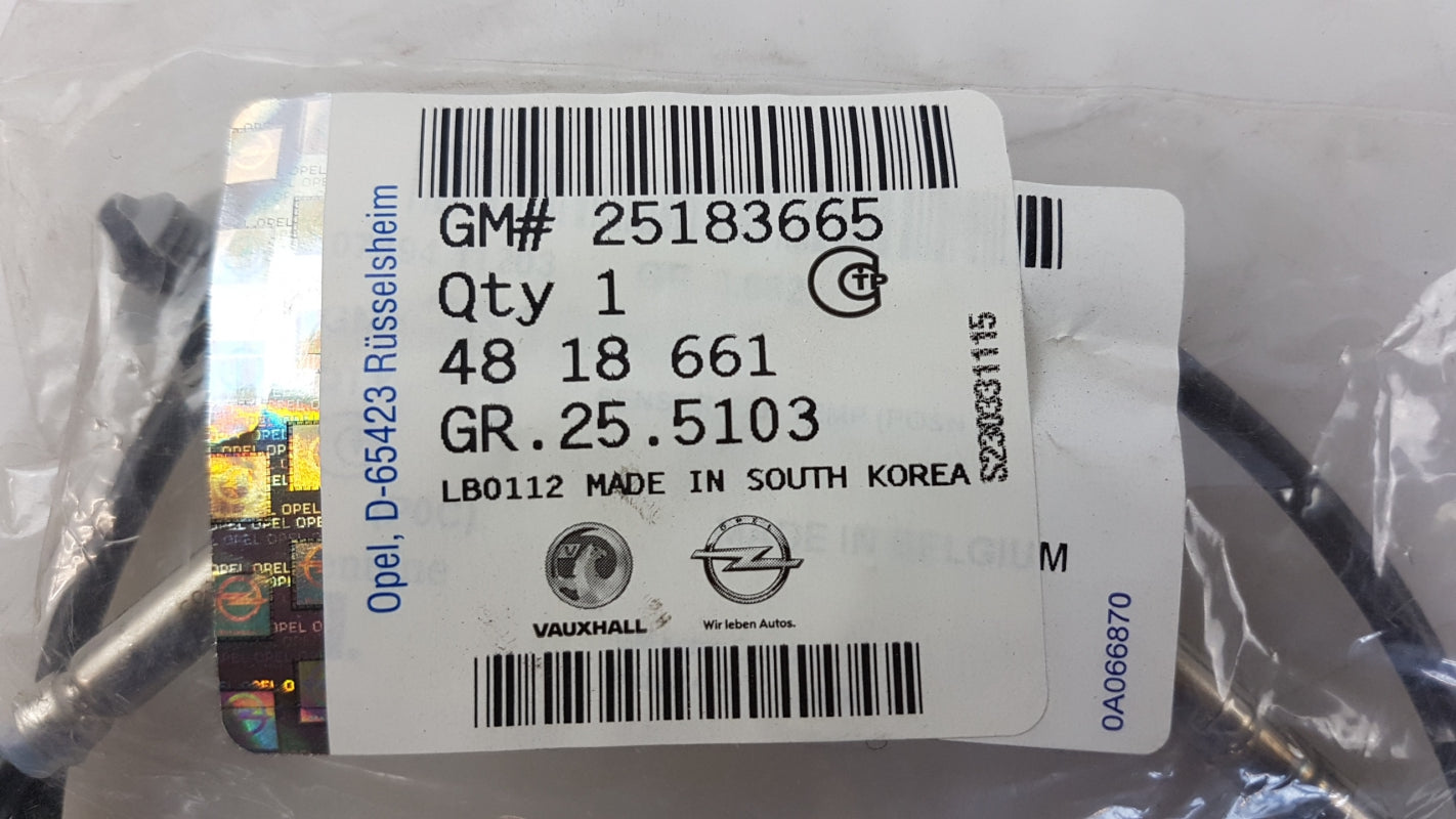Original OPEL Antara 2007-2017 Abgastemperaturgeber 25183665