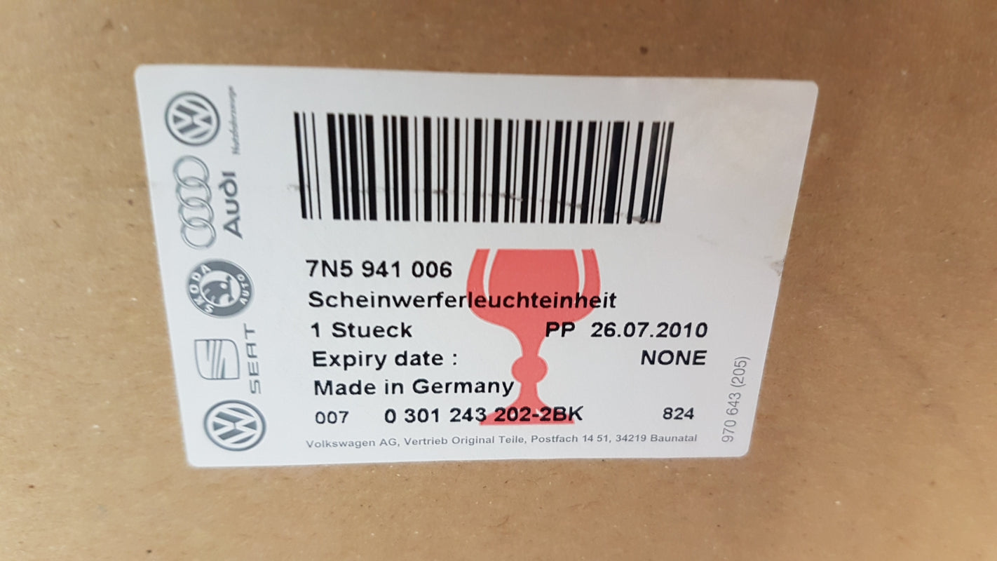 Original OE Volkswagen Scheinwerfer 7N5941006