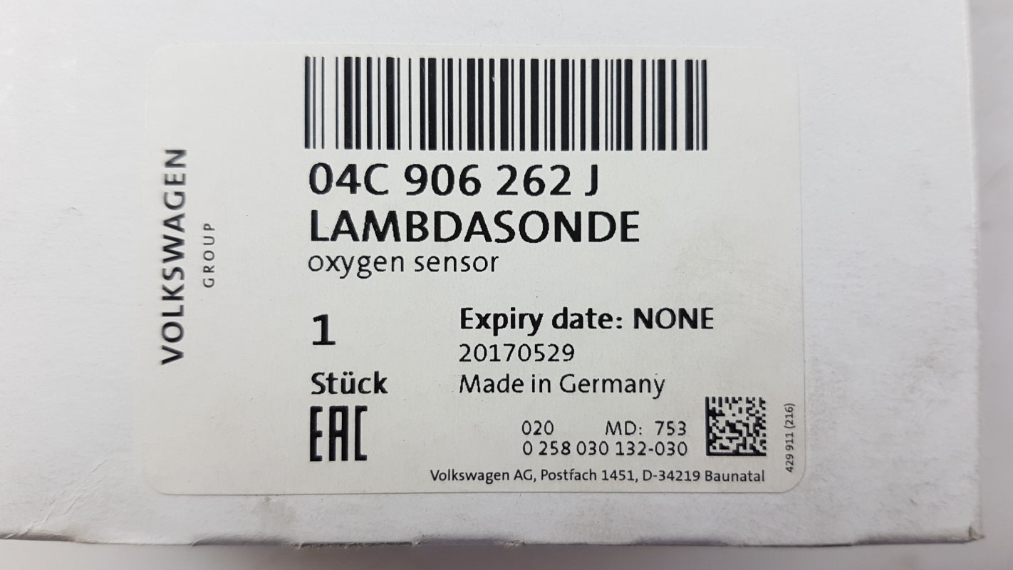 Original OE Volkswagen Lambdasonde 04C906262J