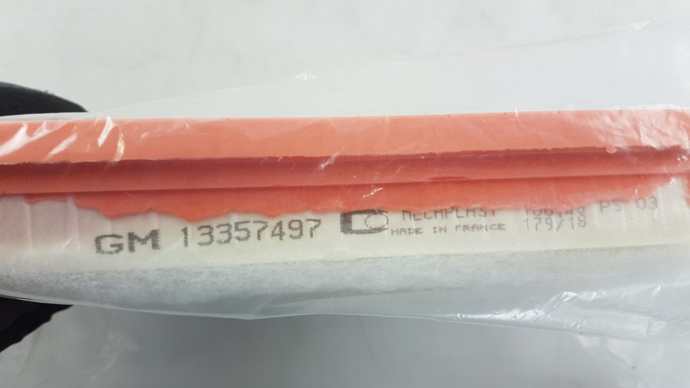 Original OPEL Adam 1.4L Motor Luftfiltereinsatz 13357497