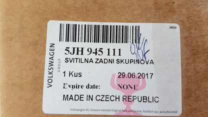 Original SKODA Rapid 2012-2017 Heckleuchte Links 5JH945111