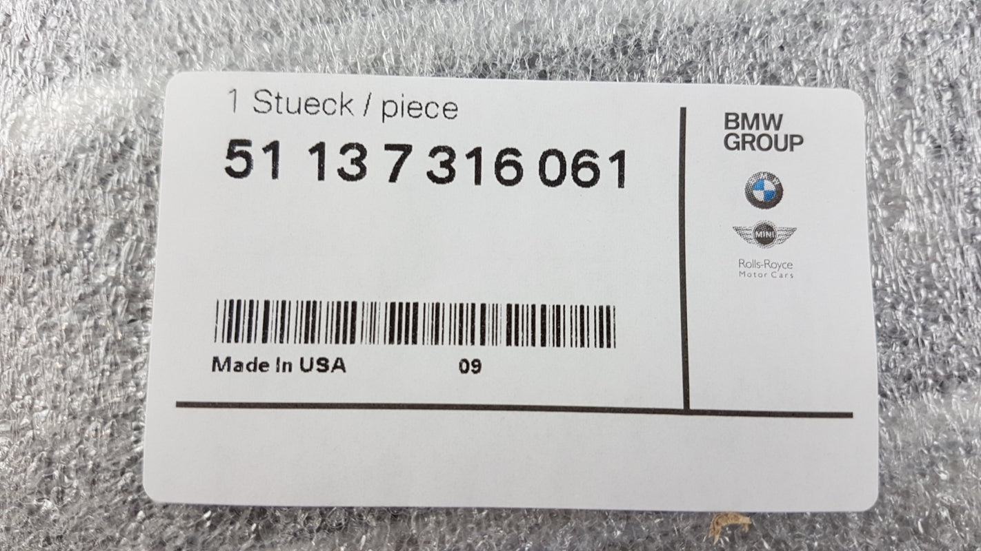 Original OE BMW Kühlergittereinsatz 51137316061