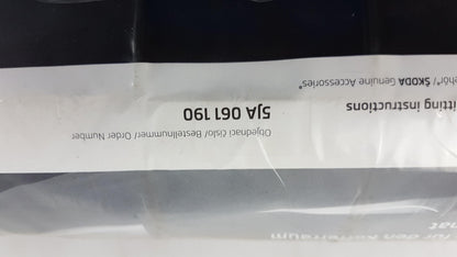 Original SKODA Rapid Kofferraum Matte Kofferraumbelag Gummi 5JA061190