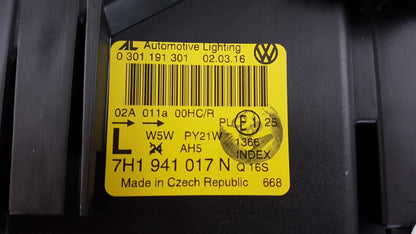 Original VW Transporter T5 Halogen Hauptscheinwerfer Frontlicht links 7H1941017N