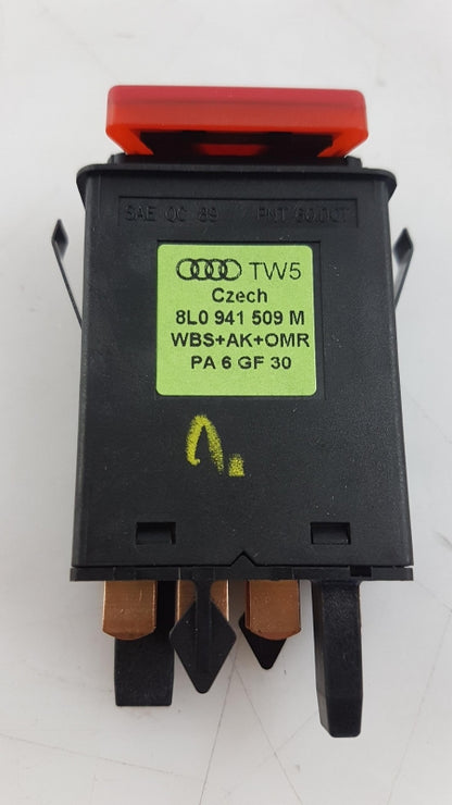 Original AUDI A3 1997-2000 Warnblinkschalter Schalter 8L0941509M01C