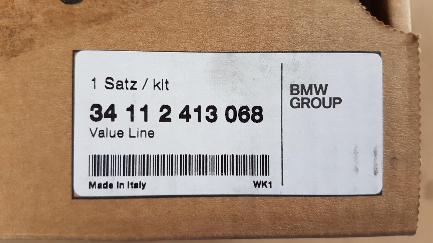 Original BMW X5 E70 F15 X6 E71 F16 Bremsbeläge mit Warnkontakt Vorne 34112413068