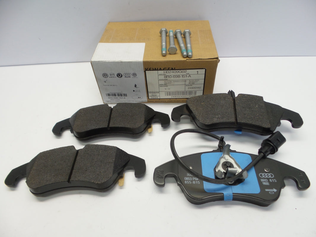 Original AUDI Q5 brake pads brake pad set front 8R0698151A 