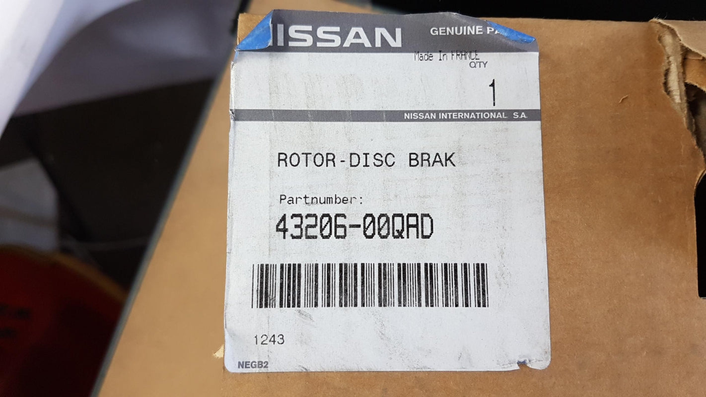 Original NISSAN Primastar '01-'14 Bremsscheibe 1 Stück Hinten 4320600QAD