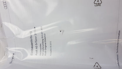 Original AUDI A3 S3 III (8V) Stoßfängerabdeckung 2 st. Grundiert 8V40716109AX