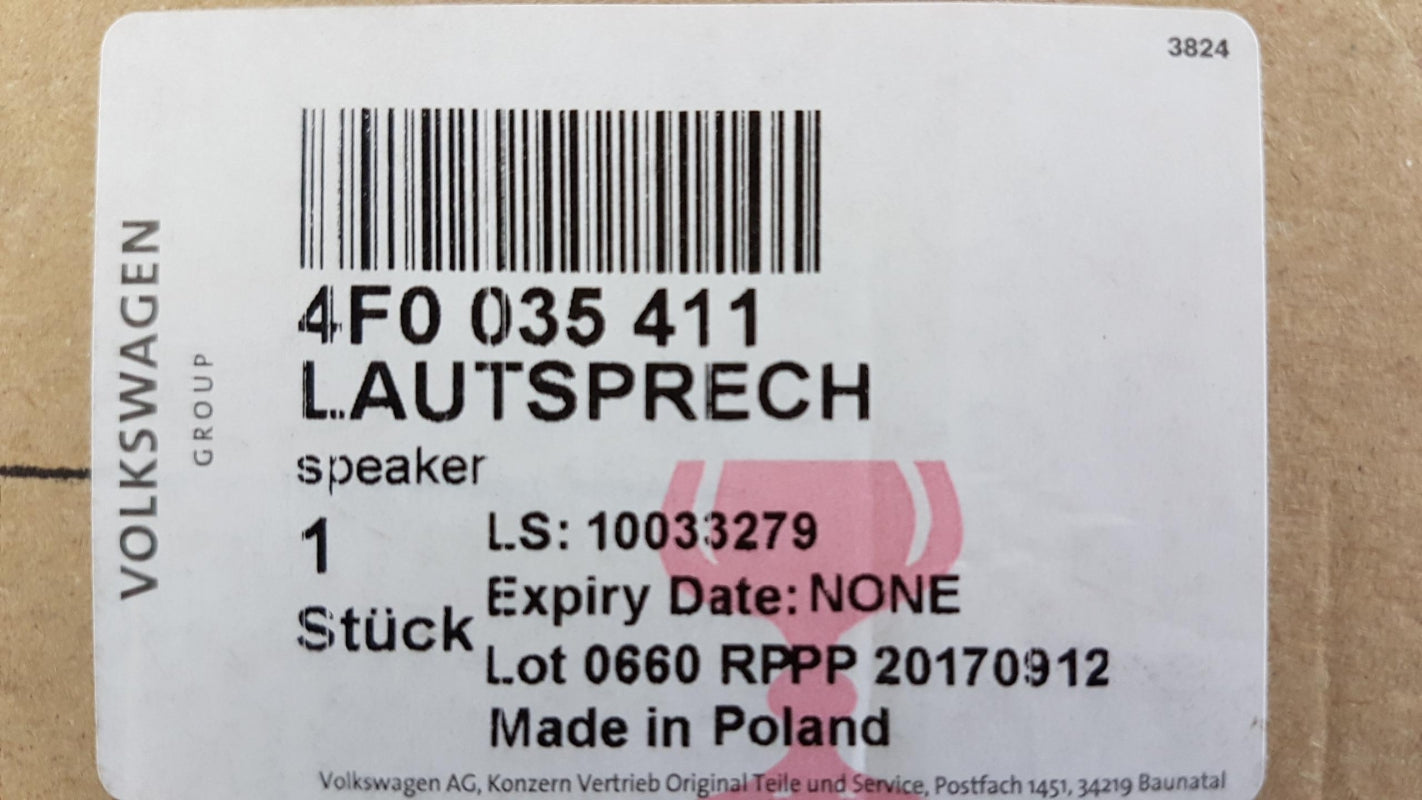 Original OE Volkswagen Lautsprecher 4F0035411
