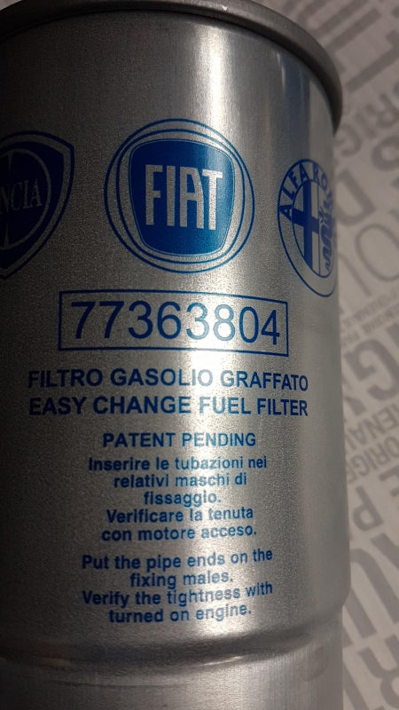 Original FIAT Doblo Fiorino Grande Punto Linea 1.3 JTD Kraftstofffilter 77363804