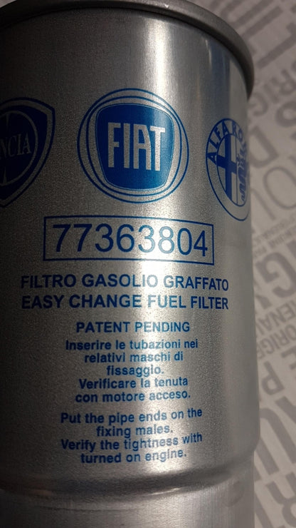 Original FIAT Doblo Fiorino Grande Punto Linea 1.3 JTD Kraftstofffilter 77363804