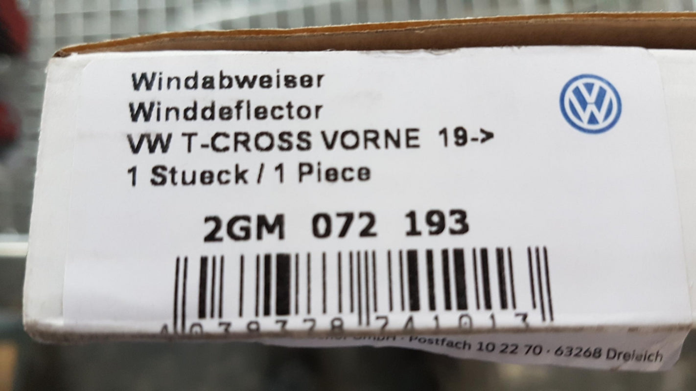Original OE Volkswagen Windabweiser 2GM072193