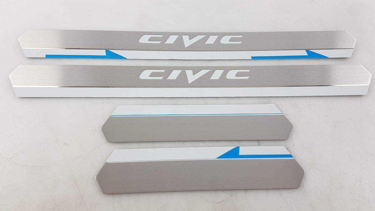 Original HONDA Civic 2006-2011 Edelstahl Einstiegsleisten Satz 08F05SMG600