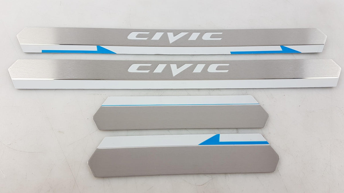 Original HONDA Civic 2006-2011 Edelstahl Einstiegsleisten Satz 08F05SMG600