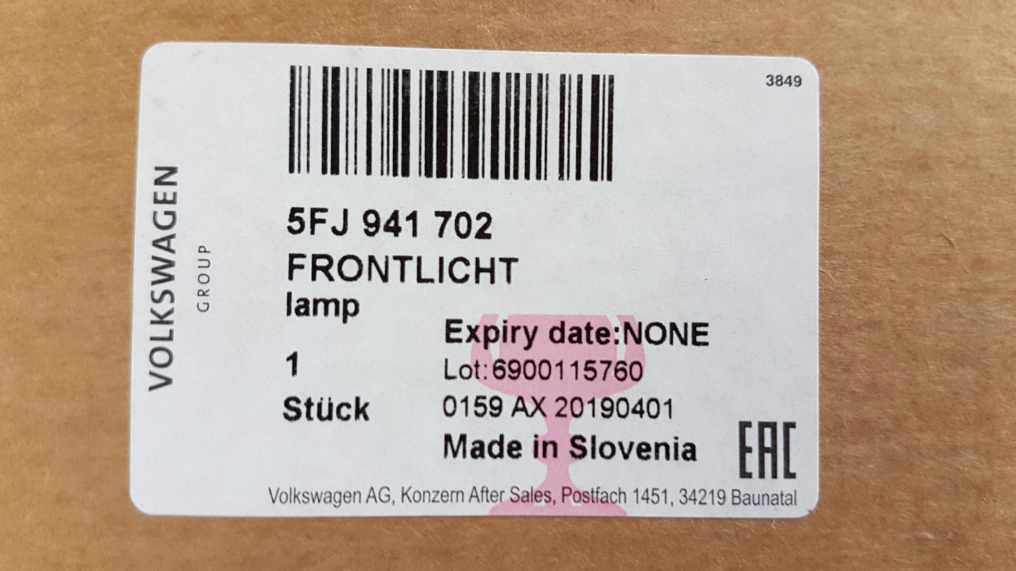 Original SEAT Tarraco Leon VW Polo 2018> LED Nebelscheinwerfer Rechts 5FJ941702