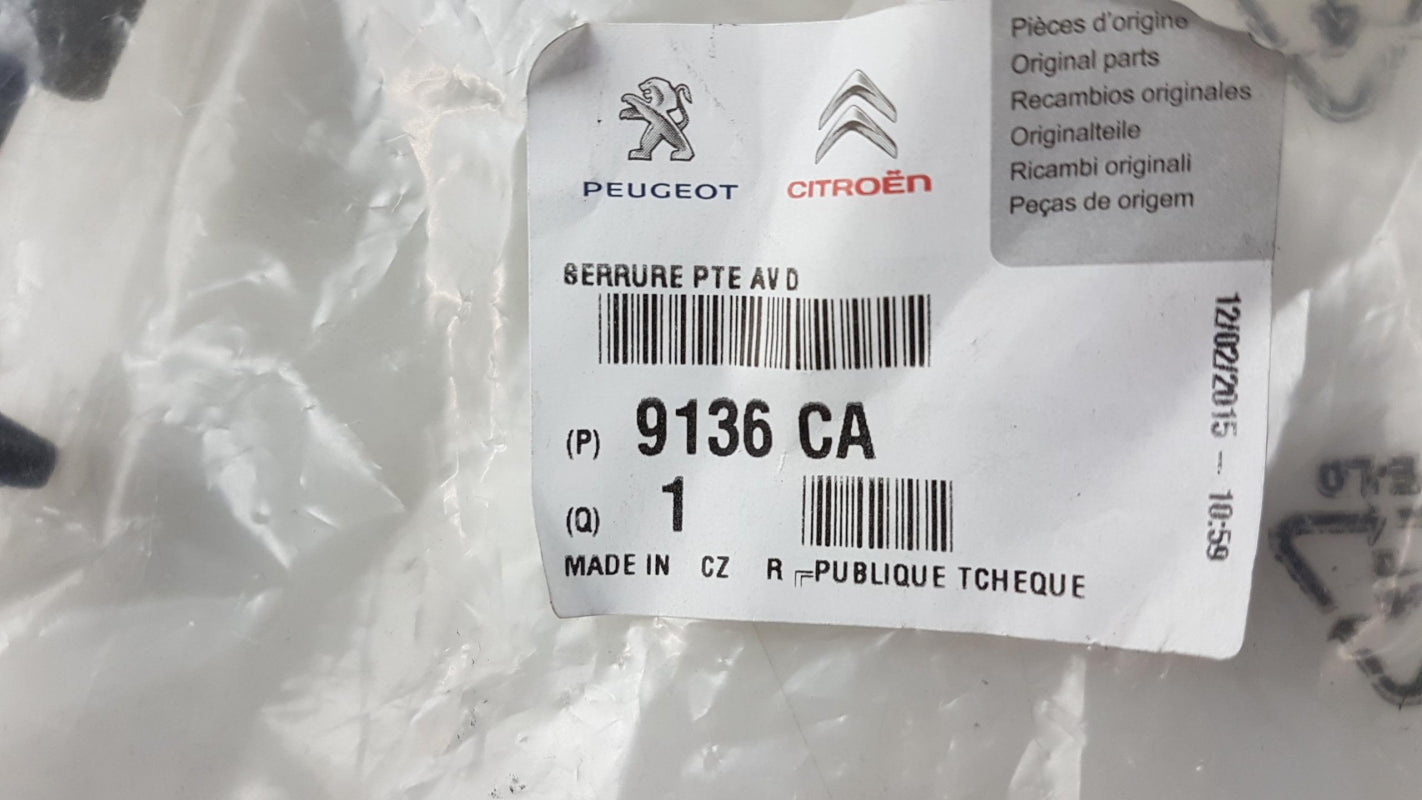 Original PEUGEOT Expert 3 CITROEN Jumpy 3 Türschloss Vorne Rechts 9136CA