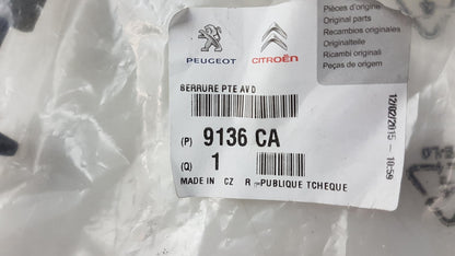 Original PEUGEOT Expert 3 CITROEN Jumpy 3 Türschloss Vorne Rechts 9136CA