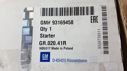 Original OE OPEL Anlasser 93169458