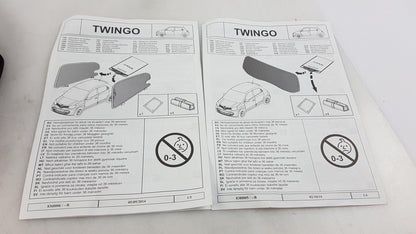 Original RENAULT Twingo III Sonnenschutz 3-teilig Hinten+Heckscheibe 8201497086