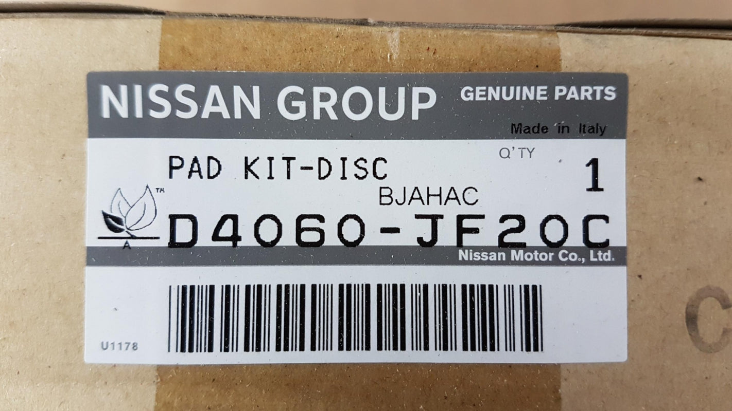 Original NISSAN GT-R (R35) Bremsbeläge Hinten D4060JF20C