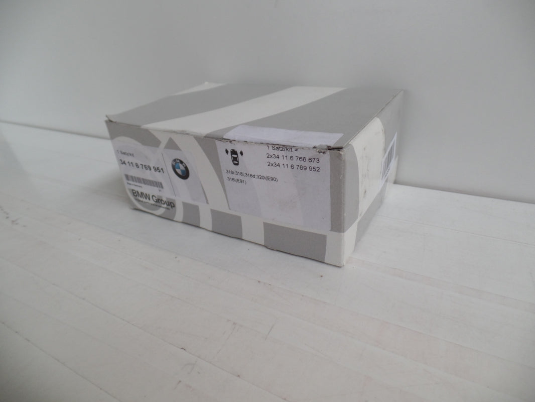 Original BMW 3er E90 Bremsbeläge asbestfrei vorne 34116769951