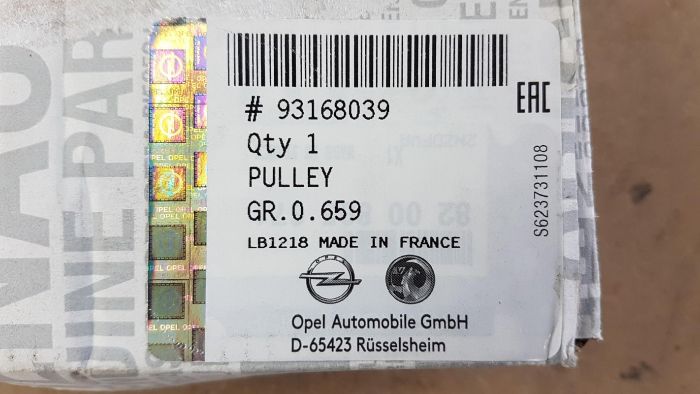 Original OPEL Movano-B 2.3 CDTi Kurbelwelle Riemenscheibe 93168039