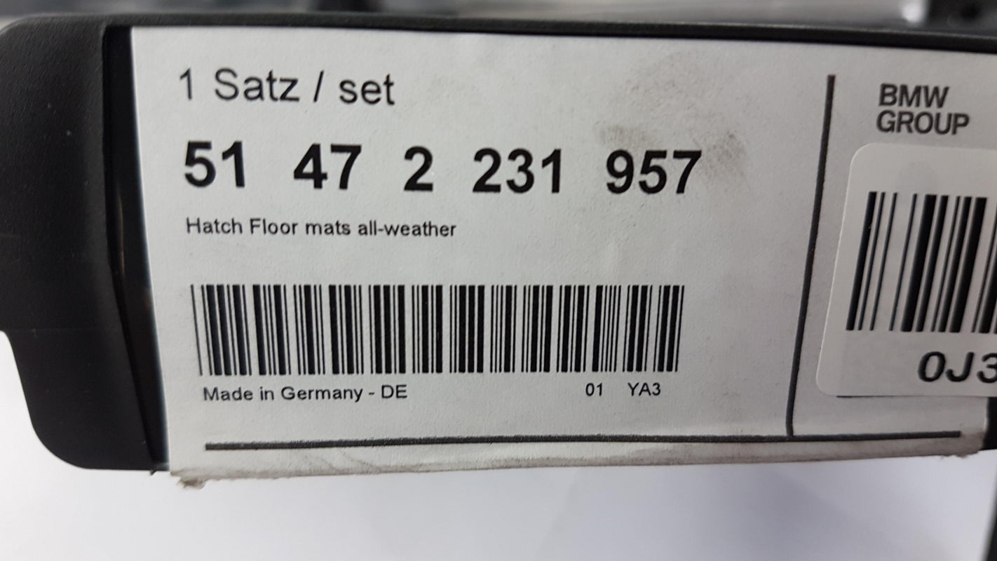 Original OE BMW Fußmattensatz 51472231957