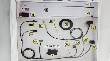 Original CITROEN C4 Picasso Kabelsatz für Anhängerkupplung 1609829380