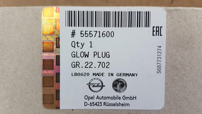 Original OPEL Zafira-C 2012-2019 Glühkerze Zündung 55571600