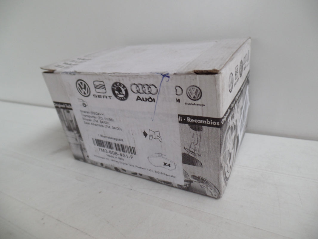 Original VW Sharan Transporter SEAT Alhambra Bremsbeläge hinten 7M3698451F