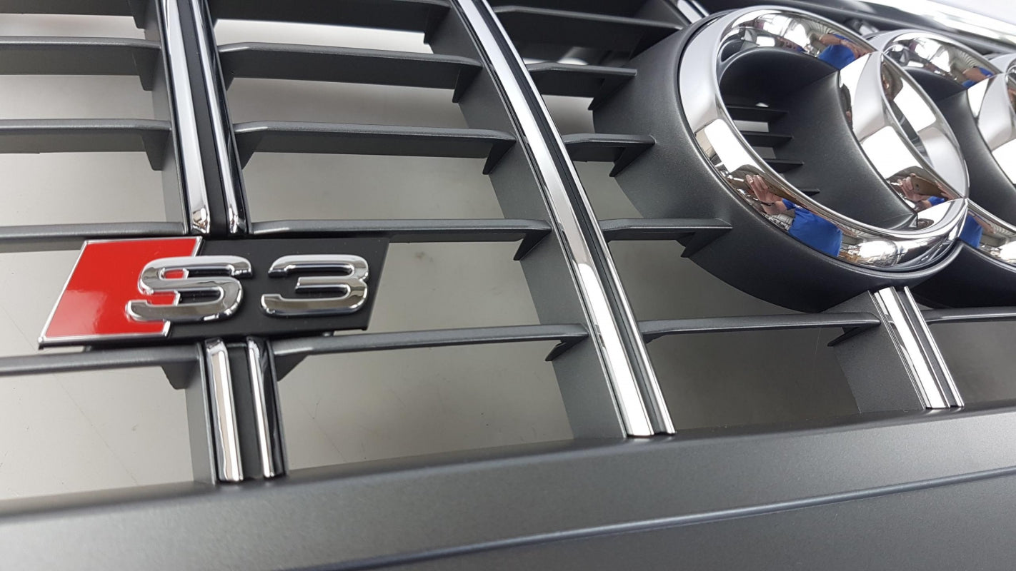 Original AUDI A3 S3 8P 2004-2008 Kühlergrill platinumgrau 8P0853651A1RR
