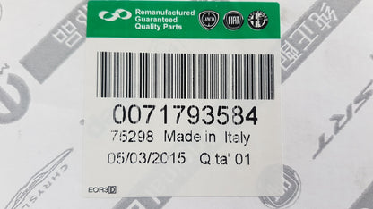 Original FIAT ALFA ROMEO LANCIA AGR-Ventil 1.9 JTD 71793584
