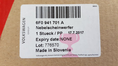 Original OE Volkswagen Nebelscheinwerfer 6F0941701A